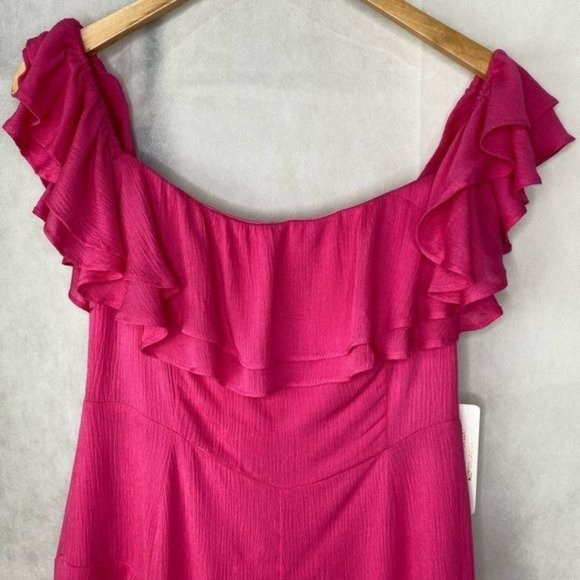 Cotton Candy LA juniors ladies romper hot pink multiple sizes NWT - Picture 3 of 12